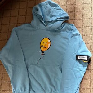 drewhouse Pacific Blue Joy Hoodie L NWT